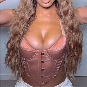 Satin Corset Top Dressmezee